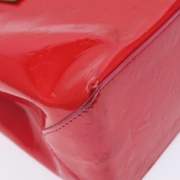 LOUIS VUITTON Monogram Vernis Reade PM Hand Bag Fuchsia Pink M91221 Auth 136883 - Picture 5 of 16
